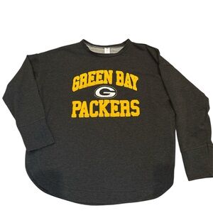 Green Bay Packers Women’s dark gray sweatshirt Sz XXL